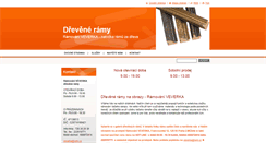 Desktop Screenshot of dreveneramy.cz